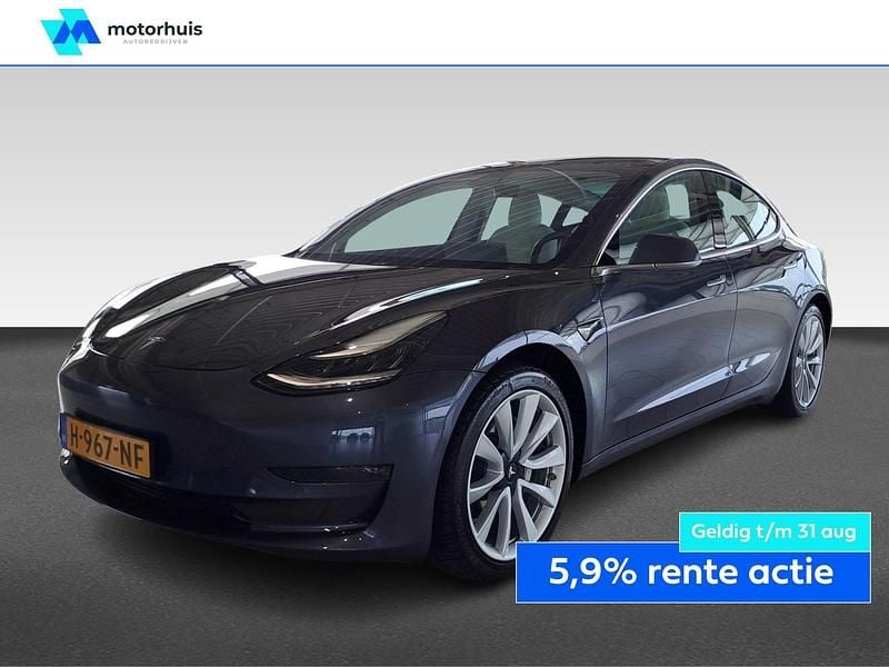 Grijs Gebruikt 2020 Tesla Model 3 Long Range Sedan | € 25.925 (Eerlijke prijs) - Afbeelding 1/4