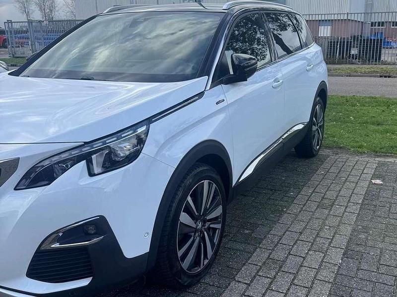 Wit Gebruikt 2018 Peugeot 5008 GT-line MPV | € 14.000 (Eerlijke prijs) - Afbeelding 1/4