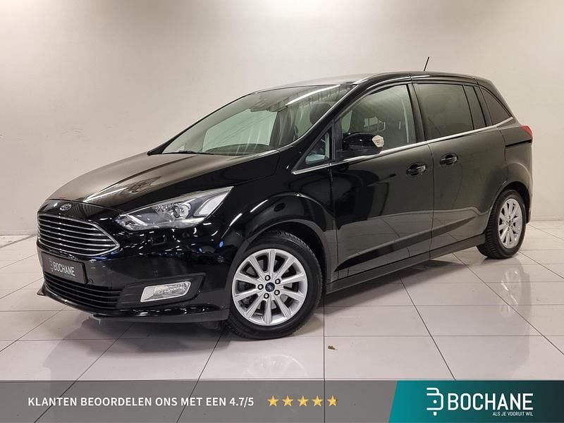 Zwart Occasion 2019 Ford Grand C-Max Titanium MPV | € 14.640 (Goede deal) - Afbeelding 1/4