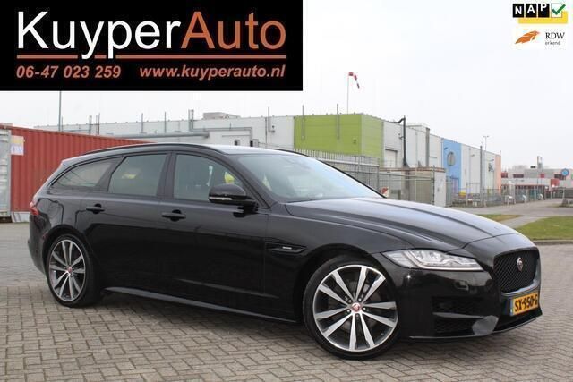 Occasion Jaguar XF Sportbrake Portfolio 180 PK (132 kW) 2018 Zwart, metallic lak Stationwagen