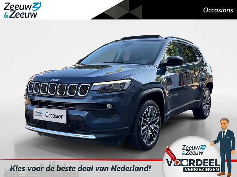 Blauw Gebruikt 2022 Jeep Compass Limited SUV | € 24.940 (Eerlijke prijs) - Afbeelding 1/4