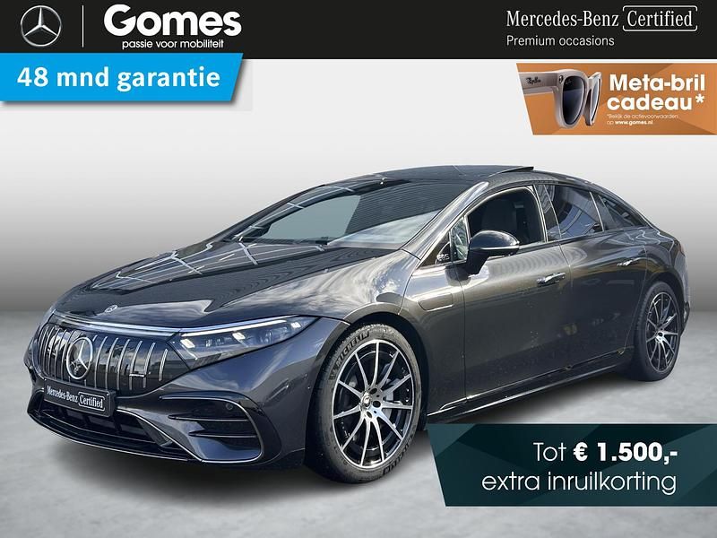 Grijs Gebruikt 2022 Mercedes EQS450+ AMG Hatchback | € 54.950 - Afbeelding 1/4