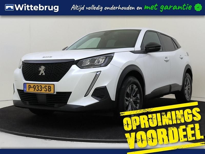 Wit Gebruikt 2022 Peugeot 2008 Active SUV | € 18.400 (Goede deal) - Afbeelding 1/3