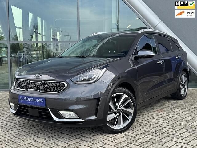 Grijs, metallic lak Gebruikt 2019 Kia Niro SUV | € 16.950 (Goede deal) - Afbeelding 1/4