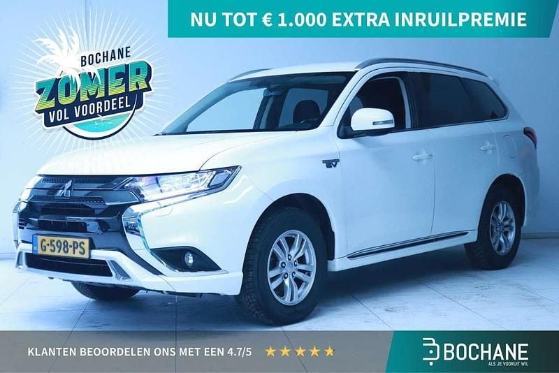 Wit Gebruikt 2019 Mitsubishi Outlander P-HEV SUV | € 20.700 (Eerlijke prijs) - Afbeelding 1/4