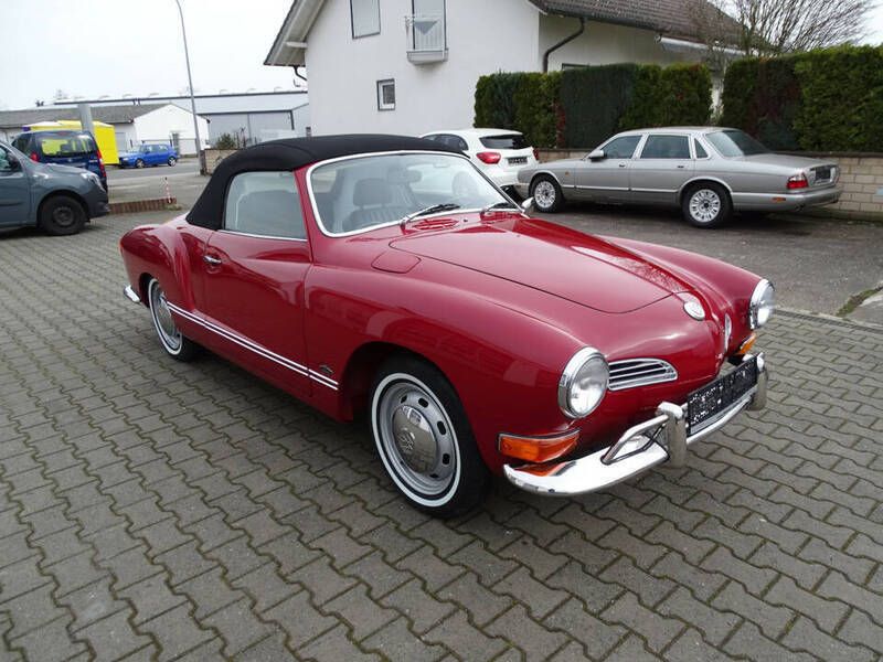 Roodkirschrot Gebruikt 1971 VW Karmann Ghia Karmann Cabriolet | € 54.900 - Afbeelding 1/4