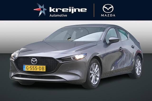 Machine gray Gebruikt 2019 Mazda 3 Comfort Hatchback | € 19.425 (Eerlijke prijs) - Afbeelding 1/4