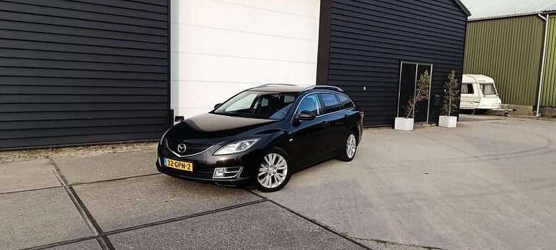 Zwart Gebruikt 2008 Mazda 6 Touring Stationwagen | € 2.900 (Eerlijke prijs) - Afbeelding 1/4