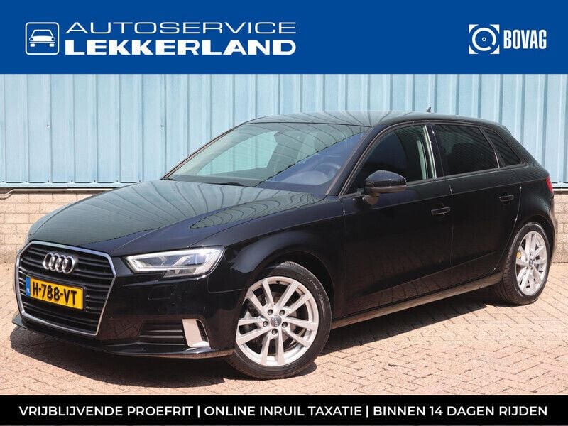 Zwart Gebruikt 2020 Audi A3 Sportback Comfort Hatchback | € 22.430 (Goede deal) - Afbeelding 1/4
