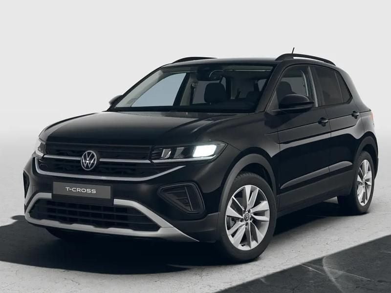 Zwart Nieuw 2025 VW T-Cross Edition SUV | € 33.650 (Super prijs) - Afbeelding 1/3