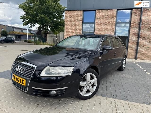 Zwart Gebruikt 2007 Audi A6 Business Stationwagen | € 2.450 (Eerlijke prijs) - Afbeelding 1/4