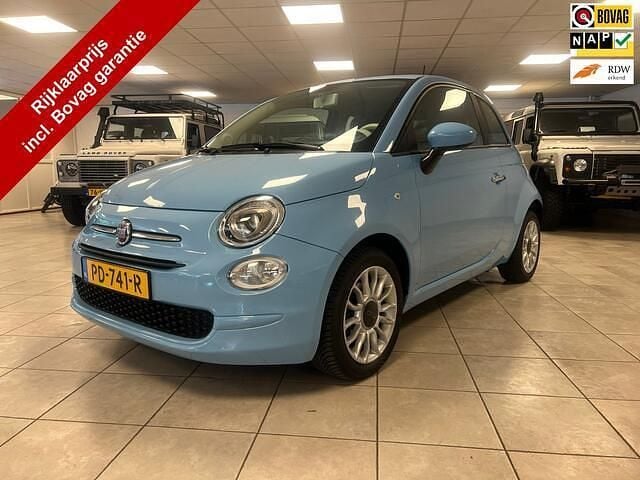 Blauw Gebruikt 2017 Fiat 500 Pop Star Hatchback | € 9.250 (Eerlijke prijs) - Afbeelding 1/4
