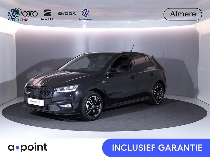 Zwart Gebruikt 2024 Skoda Fabia Monte Carlo Hatchback | € 22.349 (Eerlijke prijs) - Afbeelding 1/3