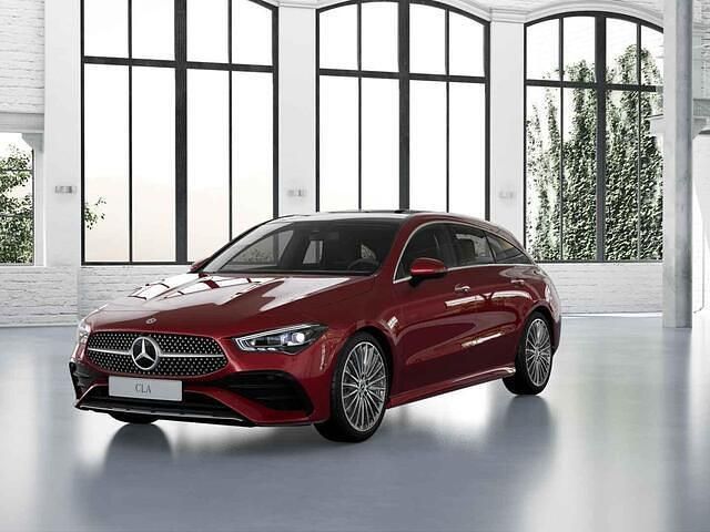 Rood Nieuw 2026 Mercedes CLA180 Shooting Brake AMG line Stationwagen | € 50.309 (Duur) - Afbeelding 1/3