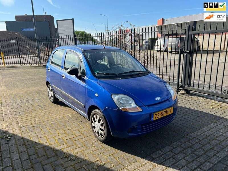 Blauw Gebruikt 2010 Chevrolet Matiz Hatchback | € 1.395 - Afbeelding 1/4