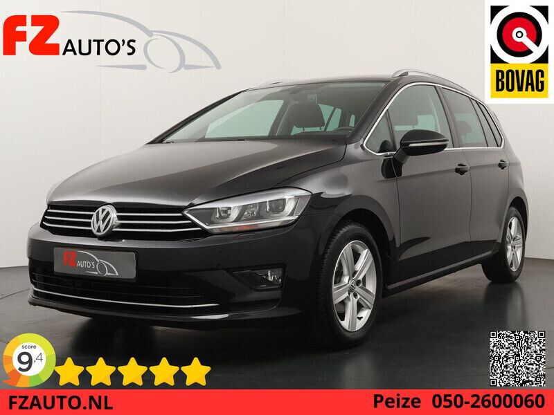 Zwart Gebruikt 2015 VW Golf Sportsvan Highline MPV | € 7.945 (Iets duurder) - Afbeelding 1/4