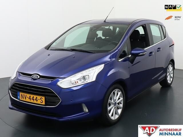 Blauw Gebruikt 2017 Ford B-MAX Titanium MPV | € 10.999 (Iets duurder) - Afbeelding 1/4