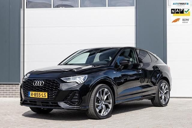 Zwart Gebruikt 2021 Audi Q3 Sportback S-Line SUV | € 38.940 (Super prijs) - Afbeelding 1/4