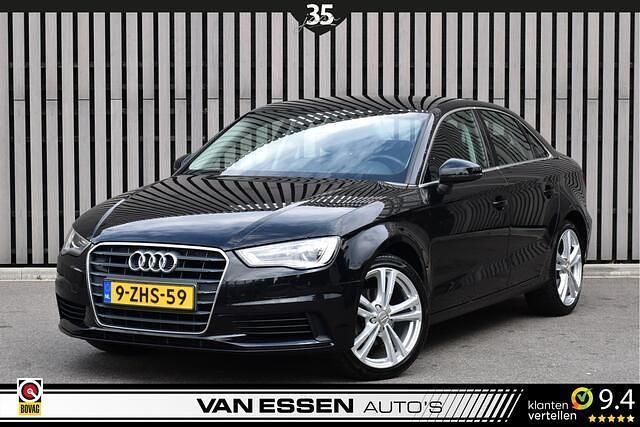 Zwart Gebruikt 2015 Audi A3 Attraction Sedan | € 15.795 (Eerlijke prijs) - Afbeelding 1/4