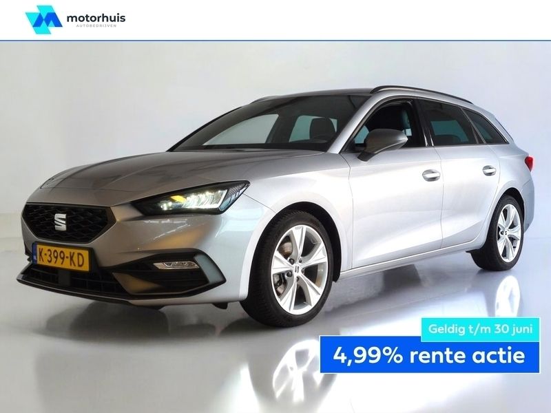 Grijs Gebruikt 2021 Seat Leon FR Stationwagen | € 18.390 (Goede deal) - Afbeelding 1/4