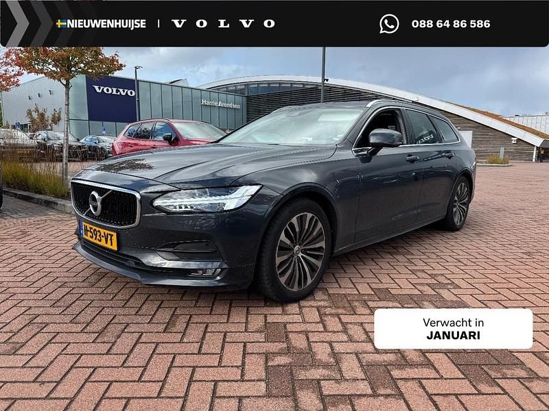 Grijs Gebruikt 2020 Volvo V90 Momentum Stationwagen | € 35.899 (Eerlijke prijs) - Afbeelding 1/4