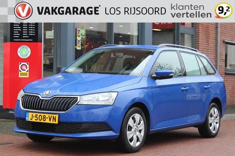 Blauw Gebruikt 2020 Skoda Fabia Active Stationwagen | € 10.045 (Super prijs) - Afbeelding 1/4