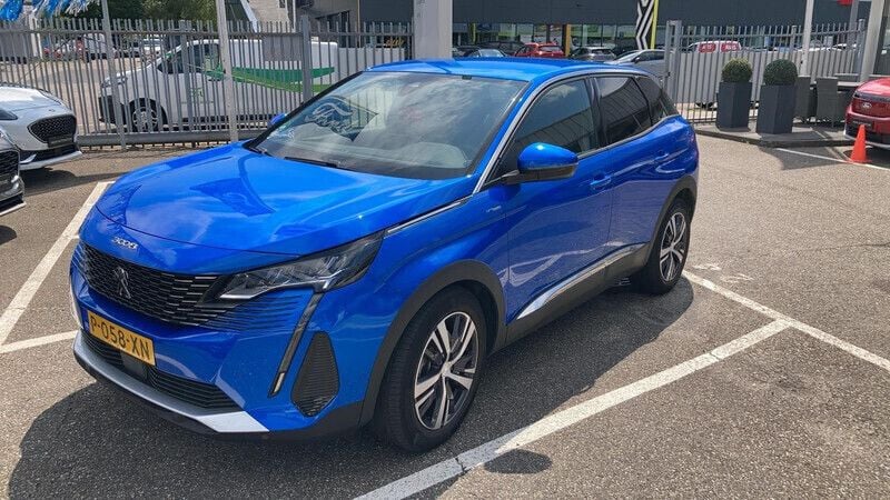 Blauw Gebruikt 2021 Peugeot 3008 Allure SUV | € 23.995 (Super prijs) - Afbeelding 1/4