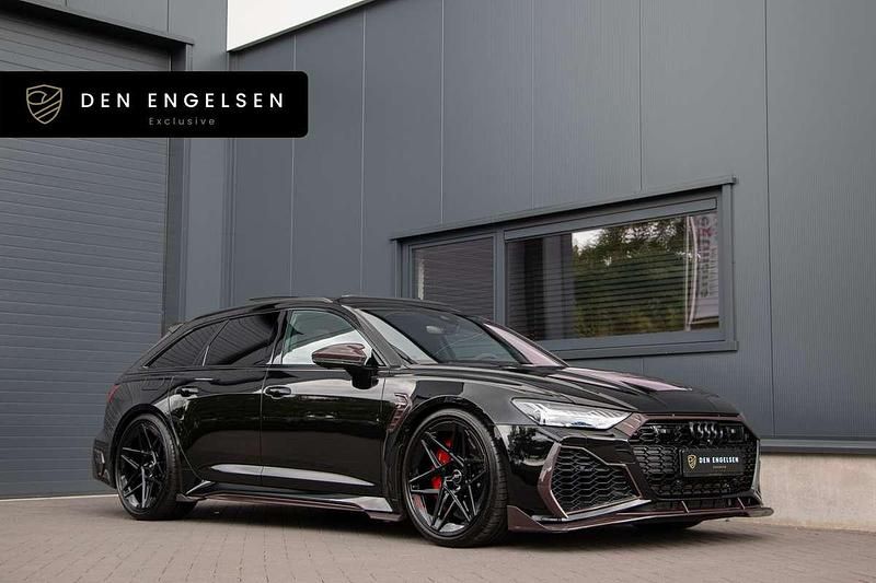 Zwart Gebruikt 2023 Audi RS6 S-Line Stationwagen | € 274.950 - Afbeelding 1/4