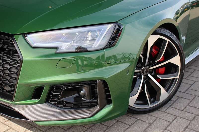 Occasion Audi RS4 Proline 452 PK (332 kW) 2019 Groen, metallic lak Stationwagen