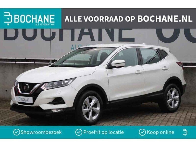 Wit Gebruikt 2019 Nissan Qashqai Acenta SUV | € 23.885 (Eerlijke prijs) - Afbeelding 1/4