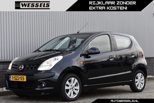 Zwart Gebruikt 2013 Nissan Pixo S Hatchback | € 4.400 (Iets duurder) - Afbeelding 1/4