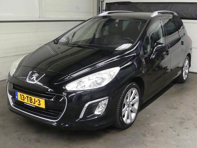 Zwart Gebruikt 2011 Peugeot 308 Signature Sky Stationwagen | € 3.495 (Eerlijke prijs) - Afbeelding 1/4