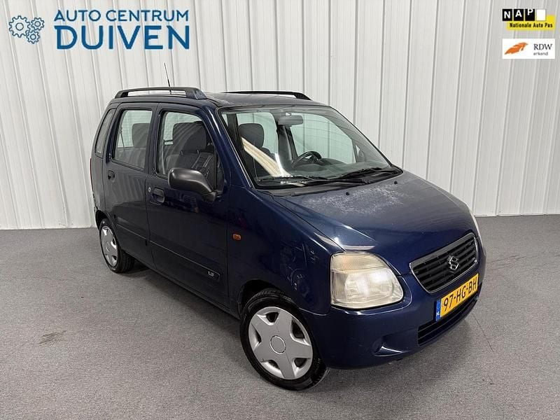 Blauw Occasion 2001 Suzuki Wagon R+ GL Stationwagen | € 990 (Eerlijke prijs) - Afbeelding 1/4