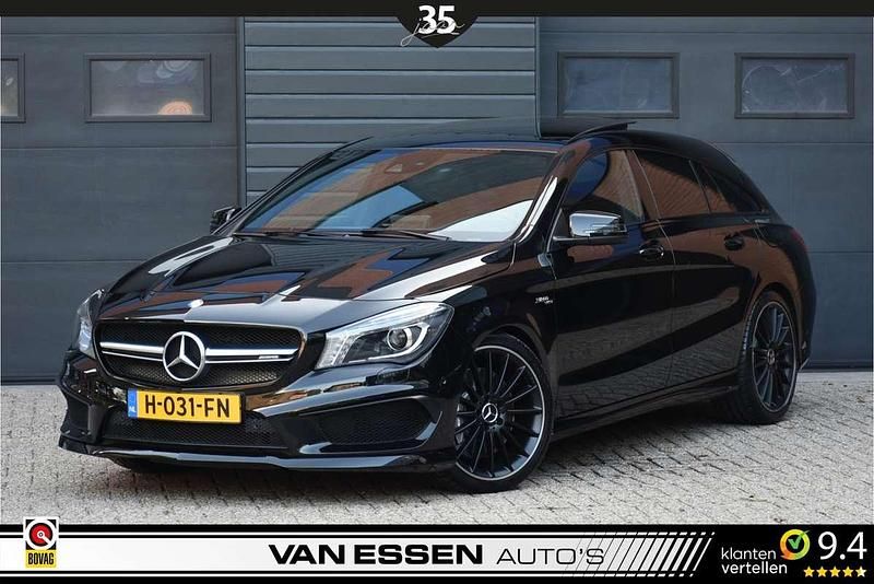 Zwart Gebruikt 2015 Mercedes CLA45 AMG Shooting Brake AMG Stationwagen | € 22.950 - Afbeelding 1/4