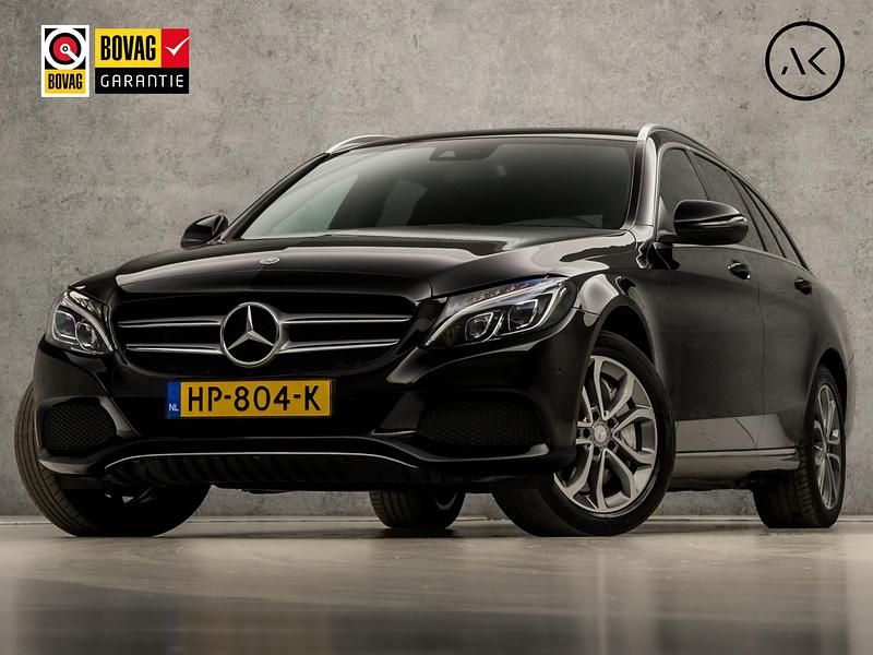 Zwart Gebruikt 2015 Mercedes C350 AMG Stationwagen | € 18.445 (Eerlijke prijs) - Afbeelding 1/4