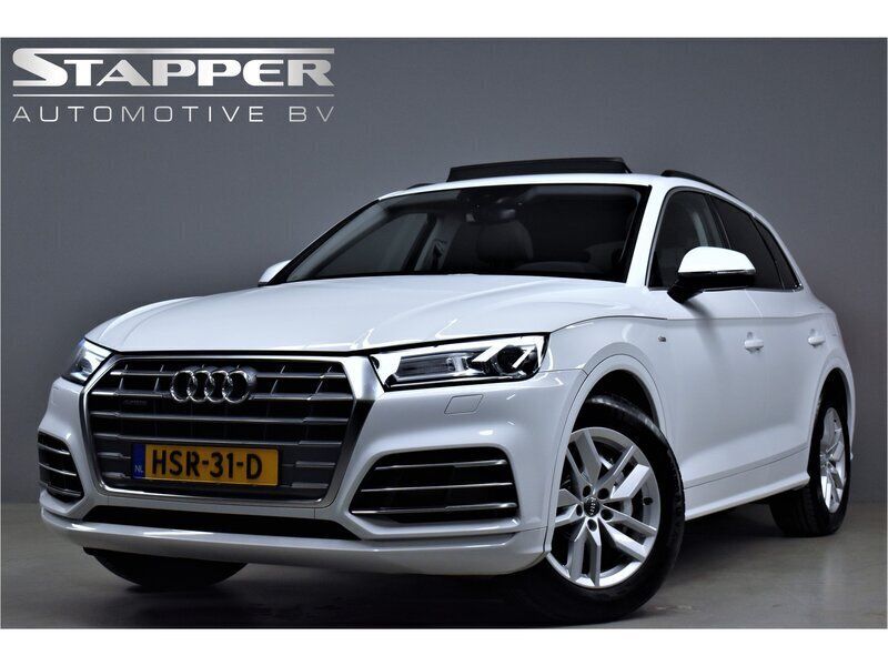 Wit, metallic lak Gebruikt 2020 Audi Q5 S-Line SUV | € 33.495 (Goede deal) - Afbeelding 1/4