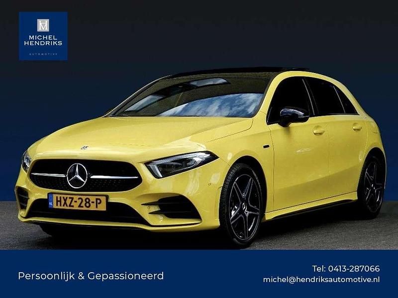 Geel Gebruikt 2021 Mercedes A250 AMG Hatchback | € 31.750 (Eerlijke prijs) - Afbeelding 1/4