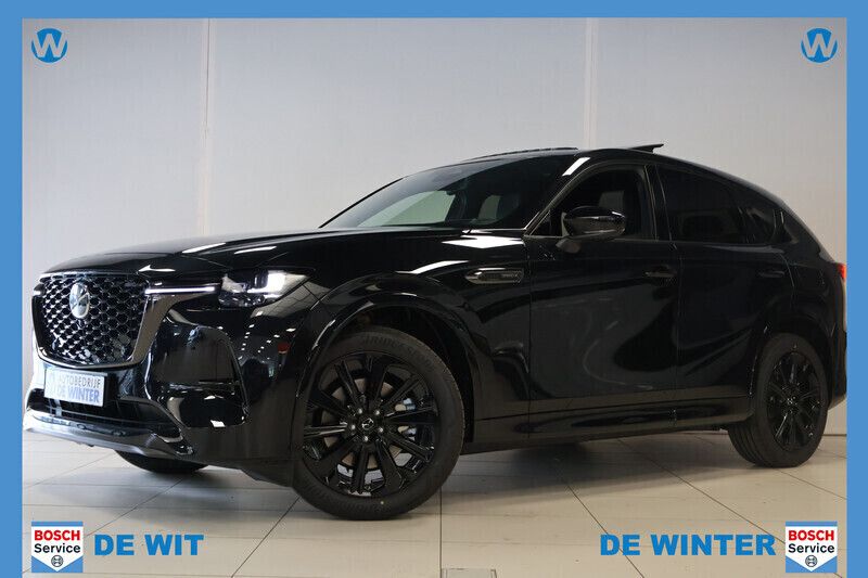 Zwart Nieuw 2025 Mazda CX-60 Homura-Line SUV | € 54.498 (Super prijs) - Afbeelding 1/4