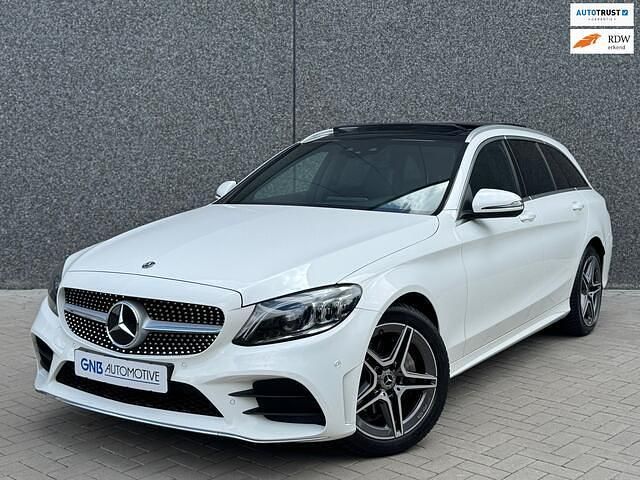 Wit Gebruikt 2020 Mercedes C200 Premium Stationwagen | € 28.995 (Eerlijke prijs) - Afbeelding 1/4