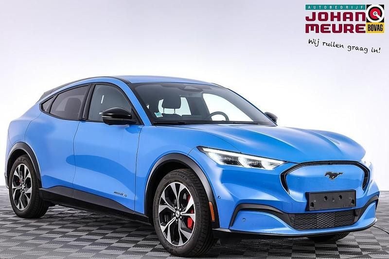 Blauw Occasion 2023 Ford Mustang Premium Hatchback | € 29.900 (Eerlijke prijs) - Afbeelding 1/4