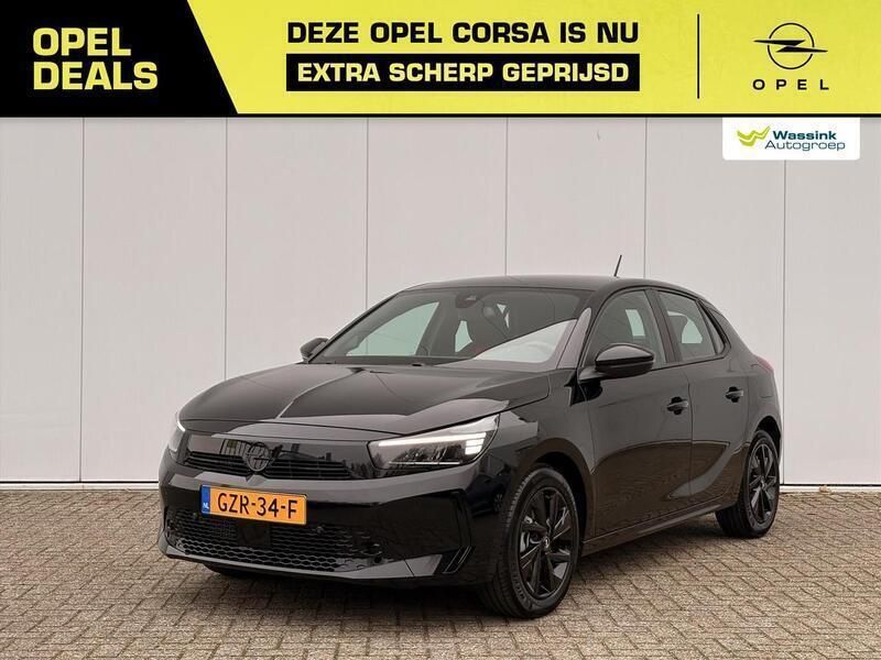 Zwart Nieuw 2025 Opel Corsa Sedan | € 27.265 (Eerlijke prijs) - Afbeelding 1/3