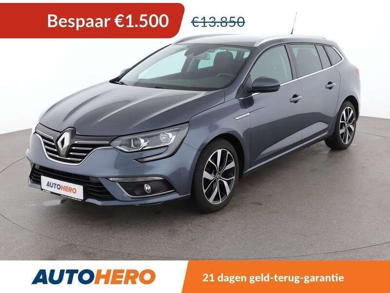 Grijs Gebruikt 2018 Renault Mégane GrandTour Bose Edition Stationwagen | € 12.549 (Eerlijke prijs) - Afbeelding 1/3