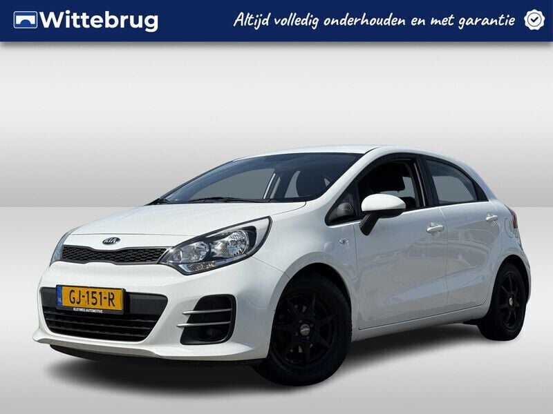 Wit Gebruikt 2015 Kia Rio Comfort Hatchback | € 8.925 (Eerlijke prijs) - Afbeelding 1/4