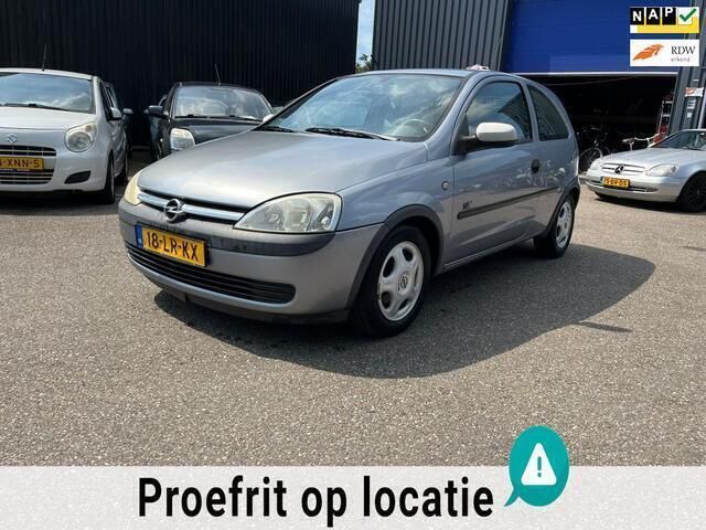 Grijs Gebruikt 2003 Opel Corsa Njoy Hatchback | € 999 (Eerlijke prijs) - Afbeelding 1/4