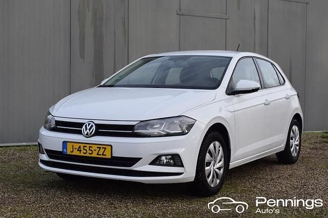 Wit Occasion 2020 VW Polo Comfortline Hatchback | € 10.750 (Goede deal) - Afbeelding 1/4