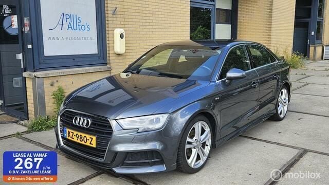 Grijs Gebruikt 2017 Audi A3 Sport Sedan | € 14.995 (Eerlijke prijs) - Afbeelding 1/4