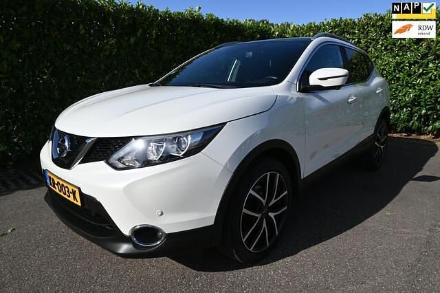 Wit Gebruikt 2016 Nissan Qashqai N-Vision SUV | € 13.450 (Eerlijke prijs) - Afbeelding 1/4