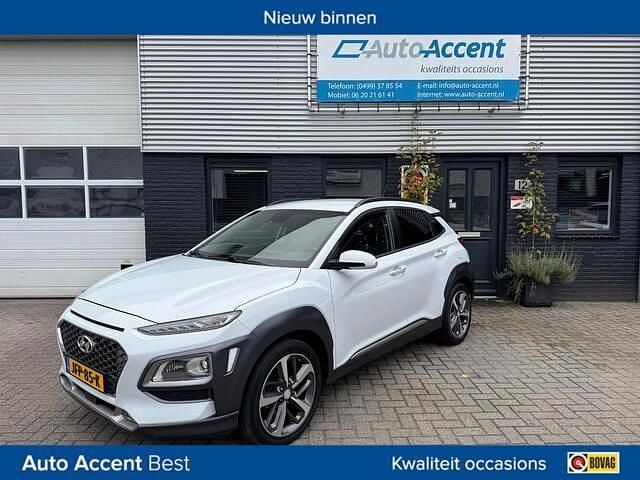 Wit Gebruikt 2019 Hyundai Kona Premium SUV | € 15.888 (Eerlijke prijs) - Afbeelding 1/4