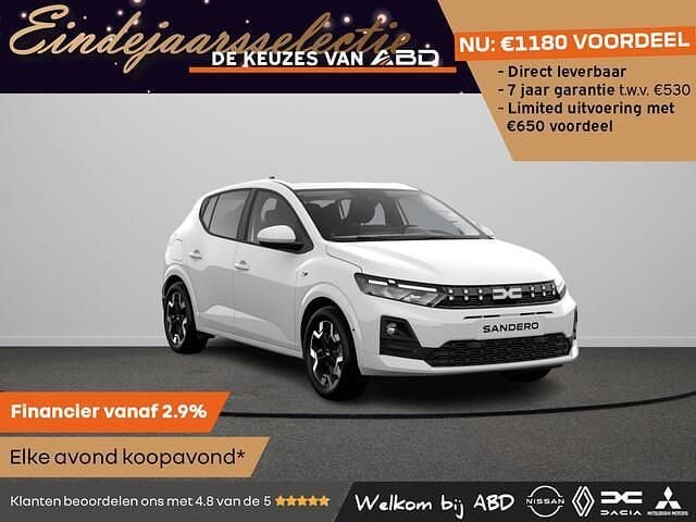 Nieuw Dacia Sandero Journey 120 PK (88 kW) 2025 Wit Hatchback