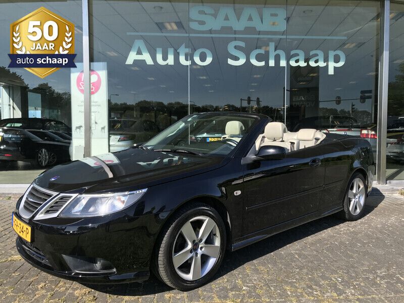 Zwart Gebruikt 2007 Saab 9-3 Cabriolet Vector Cabriolet | € 15.900 (Duur) - Afbeelding 1/4